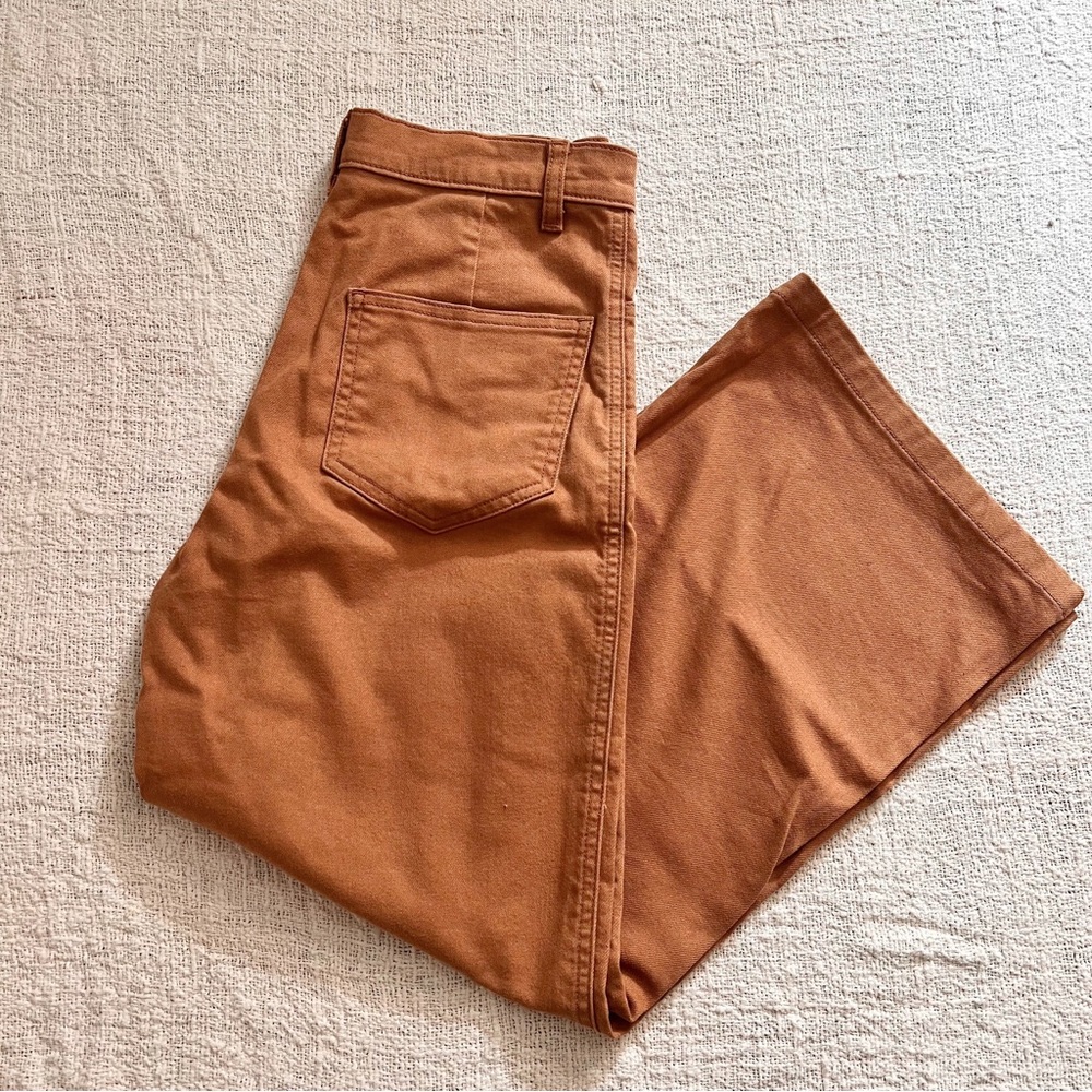 Whimsy + Row Flora Wide Leg Pant in Mushrooms Tan - Picture 6 of 6